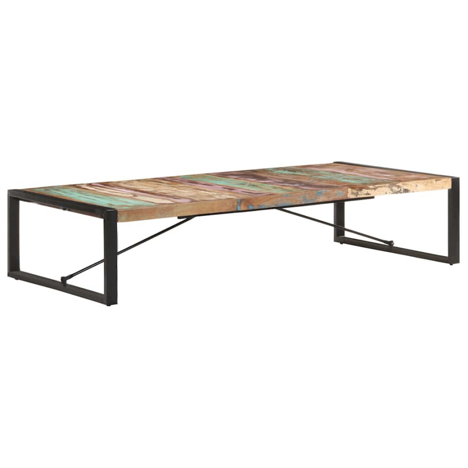 vidaXL Salontafel 180x90x40 cm massief gerecycled hout afbeelding 1
