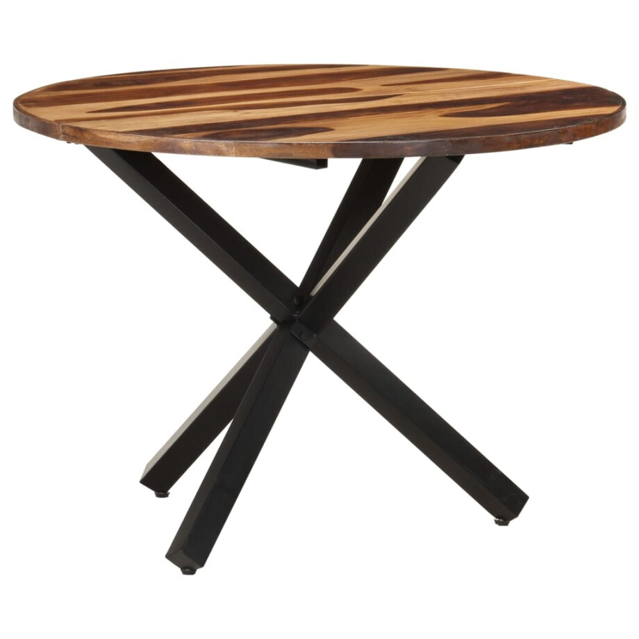 vidaXL Eettafel 100x100x75 cm acaciahout met honingkleurige afwerking vidaXL Eettafel 100x100x75 cm acaciahout met honingkleurige afwerking afbeelding 1