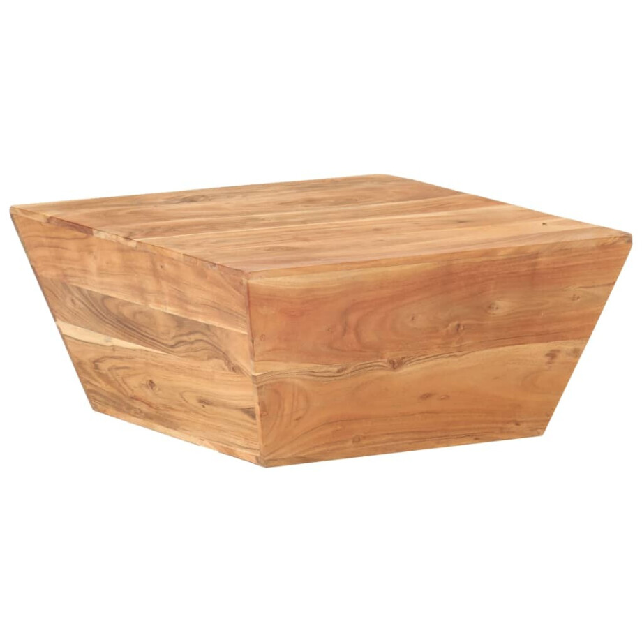 vidaXL Salontafel V-vormig 66x66x30 cm massief acaciahout vidaXL Salontafel V-vormig 66x66x30 cm massief acaciahout afbeelding 1