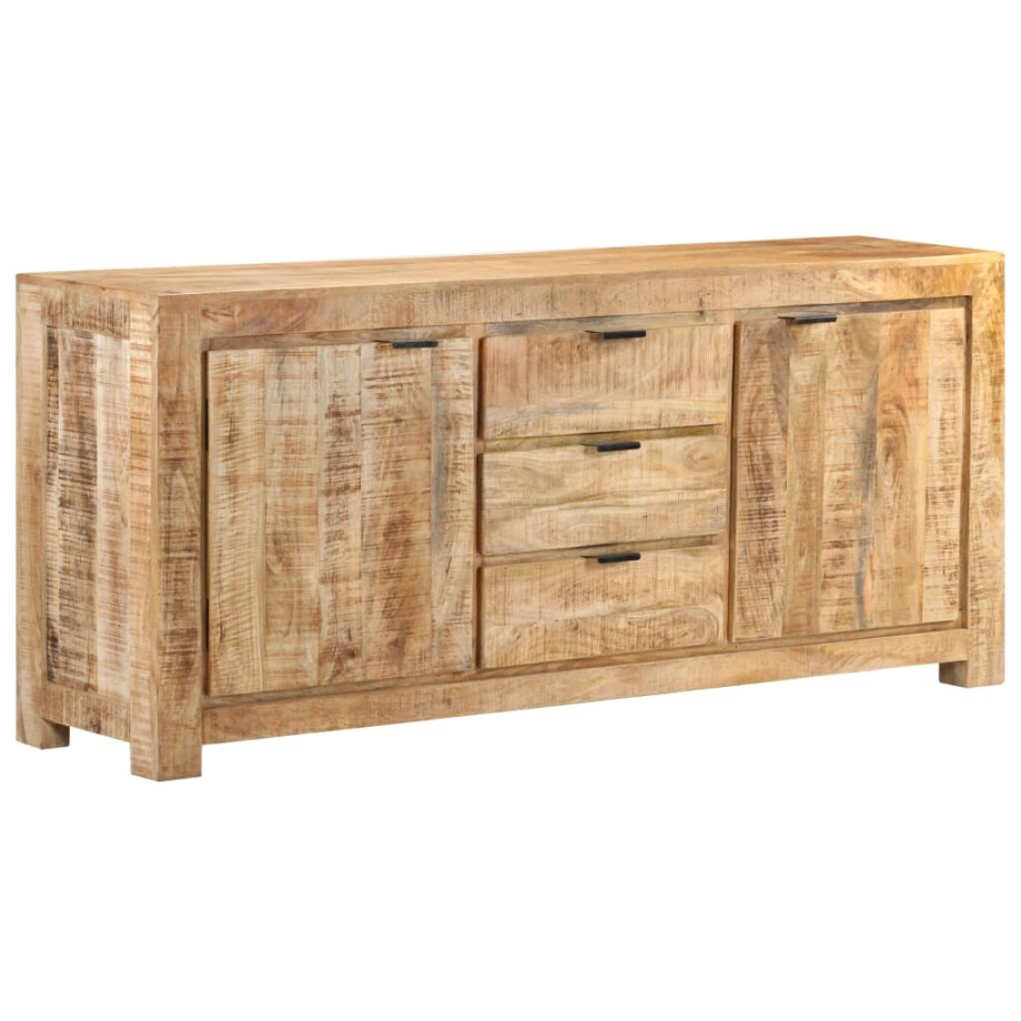 vidaXL Dressoir 175x40x75 cm ruw mangohout afbeelding 1
