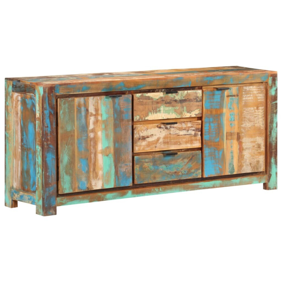 vidaXL Dressoir 175x40x75 cm massief gerecycled hout vidaXL Dressoir 175x40x75 cm massief gerecycled hout afbeelding 1