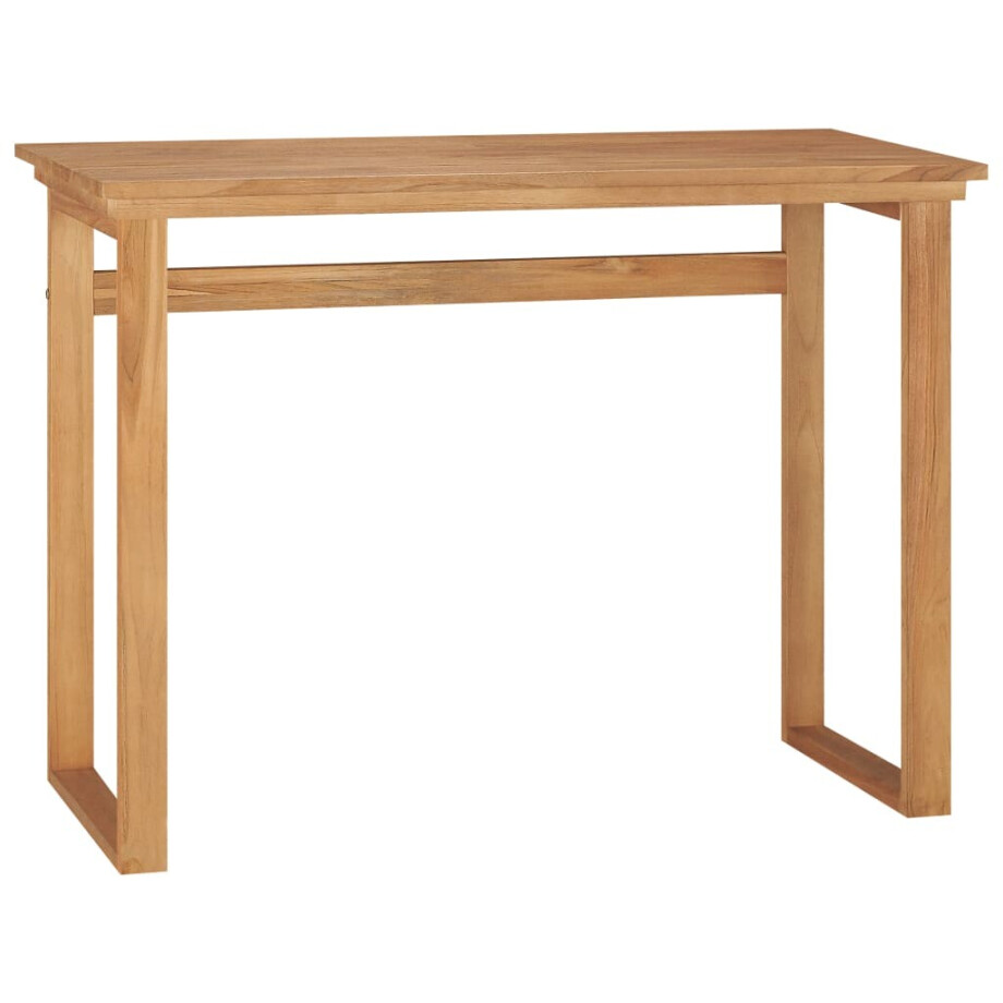 vidaXL Bureau 100x45x75 cm massief teakhout vidaXL Bureau 100x45x75 cm massief teakhout afbeelding 1