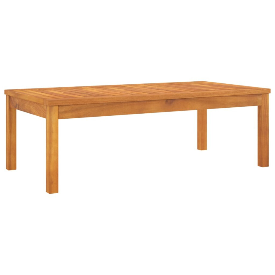 vidaXL Salontafel 100x50x33 cm massief acaciahout afbeelding 1