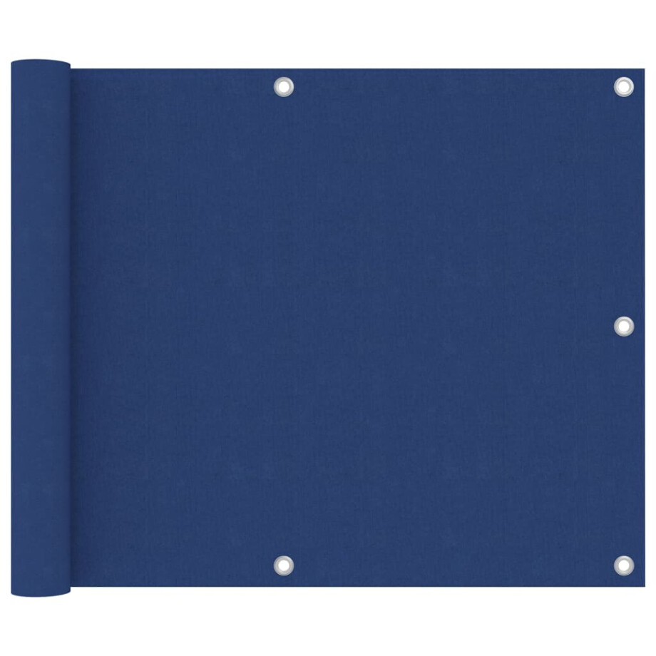 vidaXL Balkonscherm 75x500 cm oxford stof blauw vidaXL Balkonscherm 75x500 cm oxford stof blauw afbeelding 1