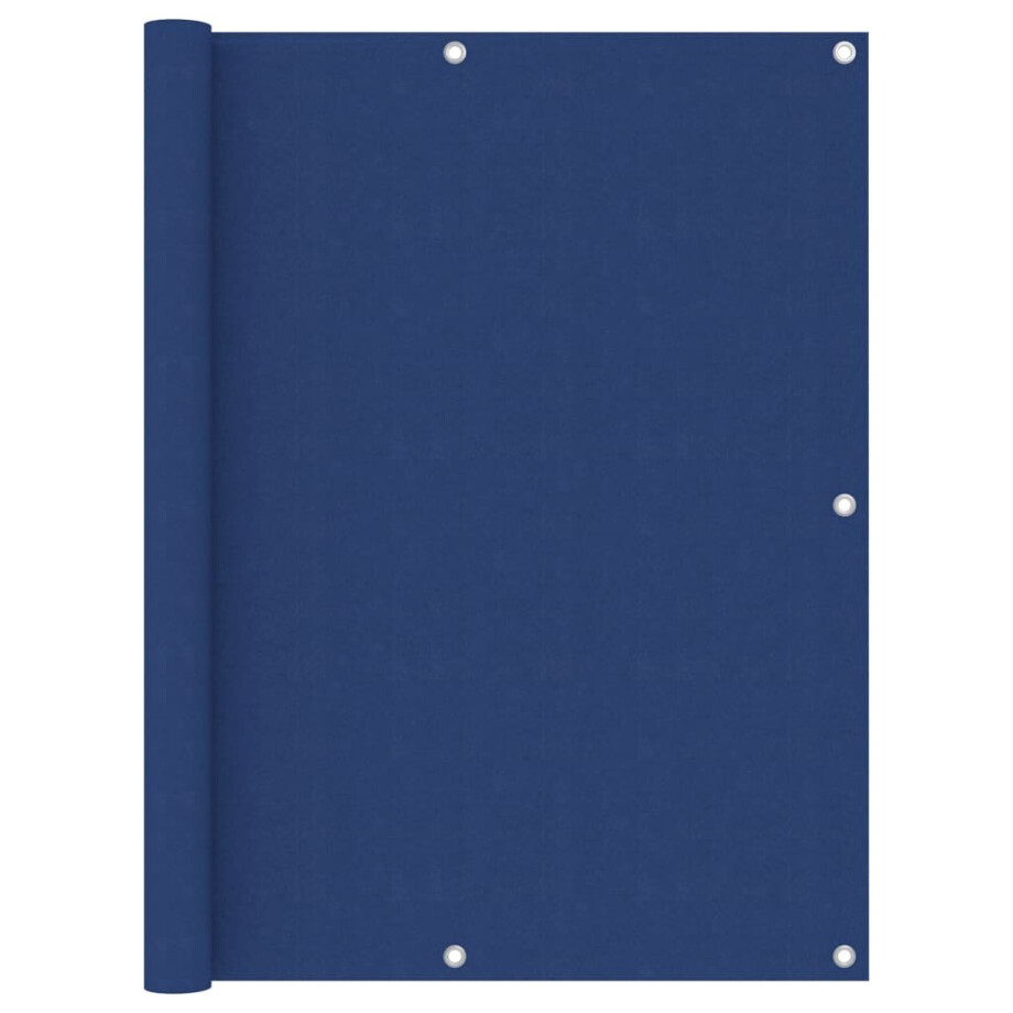 vidaXL Balkonscherm 120x400 cm oxford stof blauw afbeelding 1