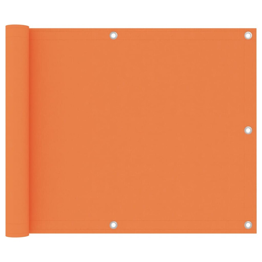 vidaXL Balkonscherm 75x500 cm oxford stof oranje vidaXL Balkonscherm 75x500 cm oxford stof oranje afbeelding 1