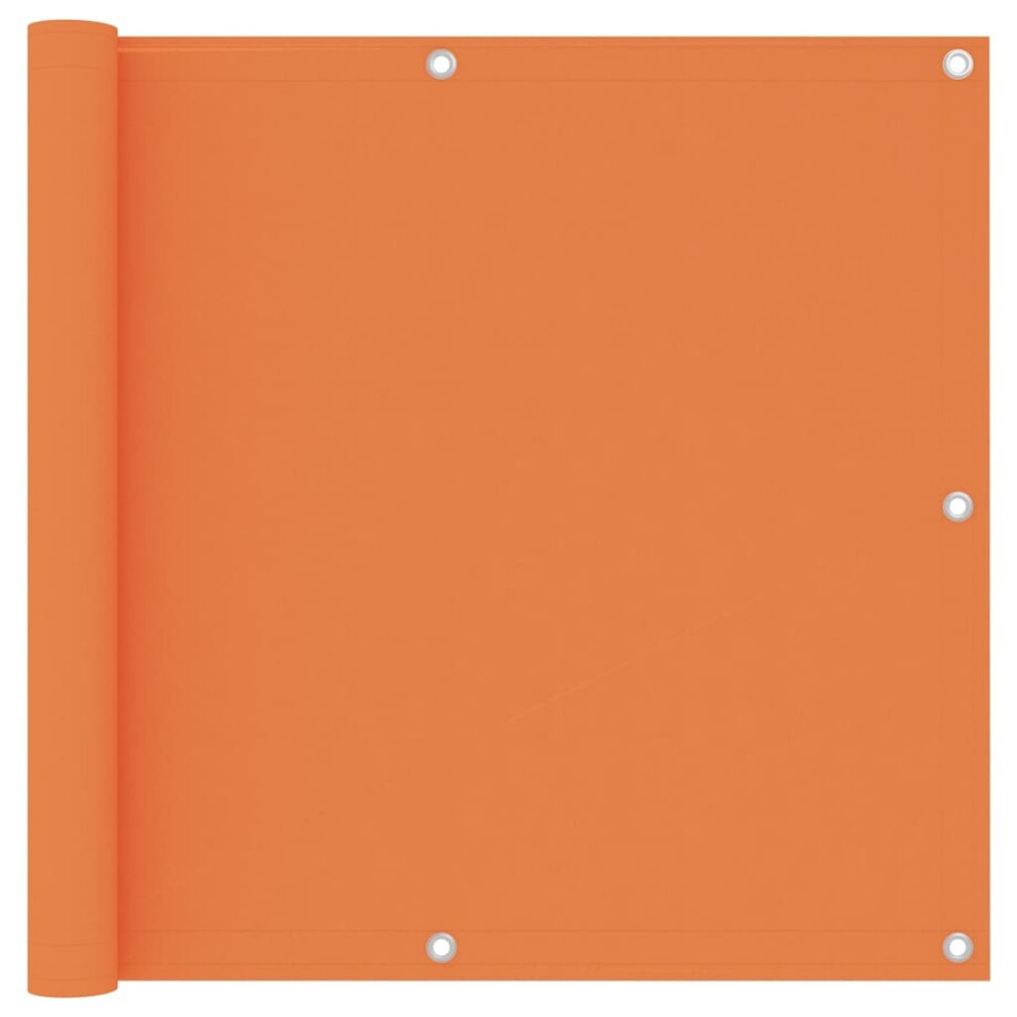 vidaXL Balkonscherm 90x300 cm oxford stof oranje afbeelding 1