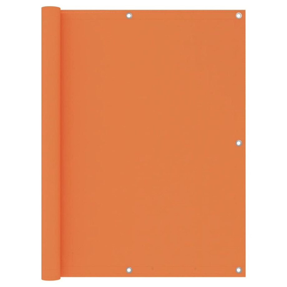 vidaXL Balkonscherm 120x300 cm oxford stof oranje afbeelding 1