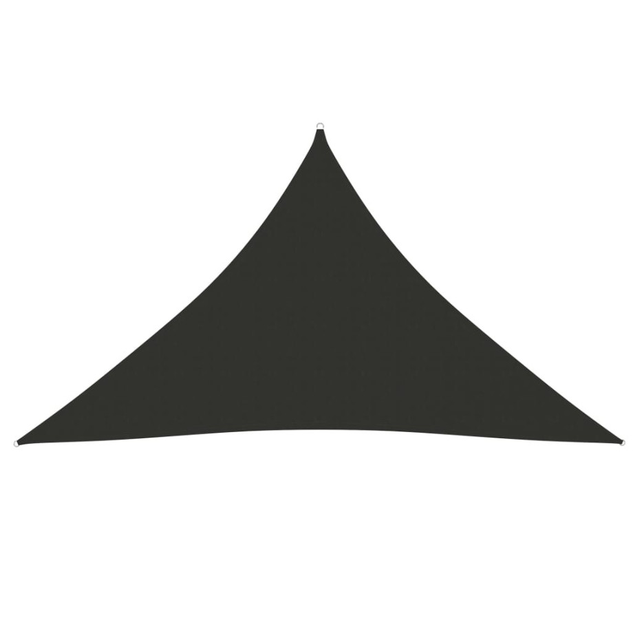 vidaXL Zonnescherm driehoekig 3x3x4,24 m oxford stof antracietkleurig afbeelding 1