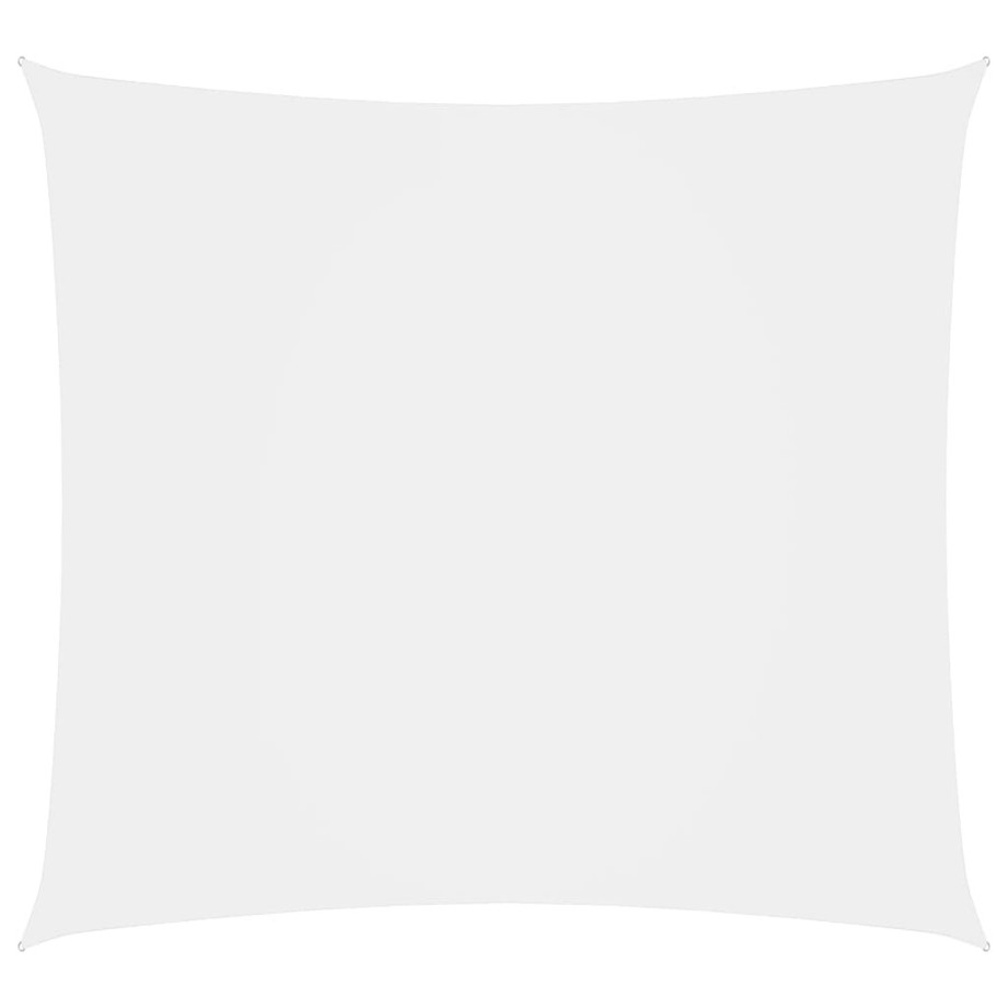 vidaXL Zonnescherm rechthoekig 2x2,5 m oxford stof wit afbeelding 1
