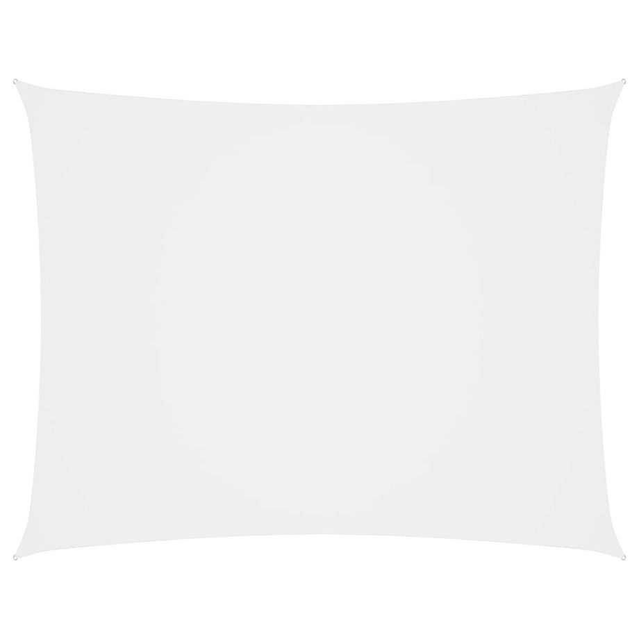 vidaXL Zonnescherm rechthoekig 2x4 m oxford stof wit afbeelding 1