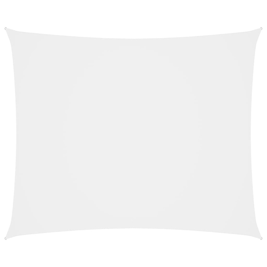 vidaXL Zonnescherm rechthoekig 4x5 m oxford stof wit afbeelding 1