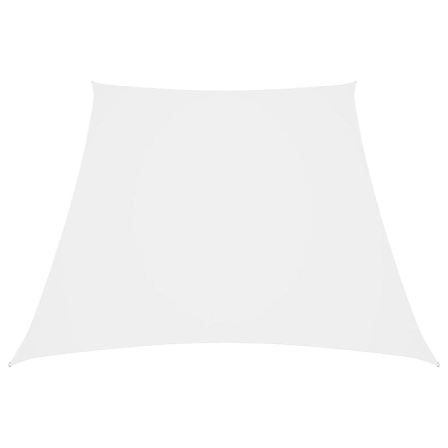 vidaXL Zonnescherm trapezium 3/4x3 m oxford stof wit vidaXL Zonnescherm trapezium 3/4x3 m oxford stof wit afbeelding 1