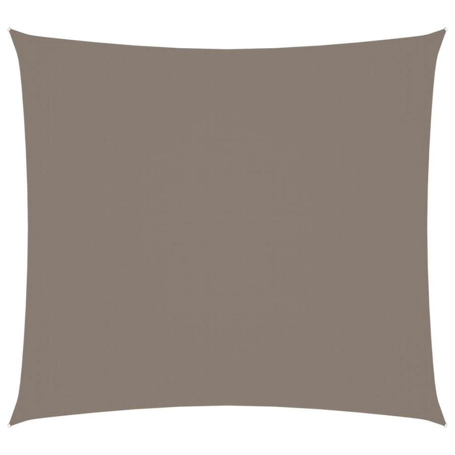 vidaXL Zonnescherm rechthoekig 2,5x3 m oxford stof taupe afbeelding 1