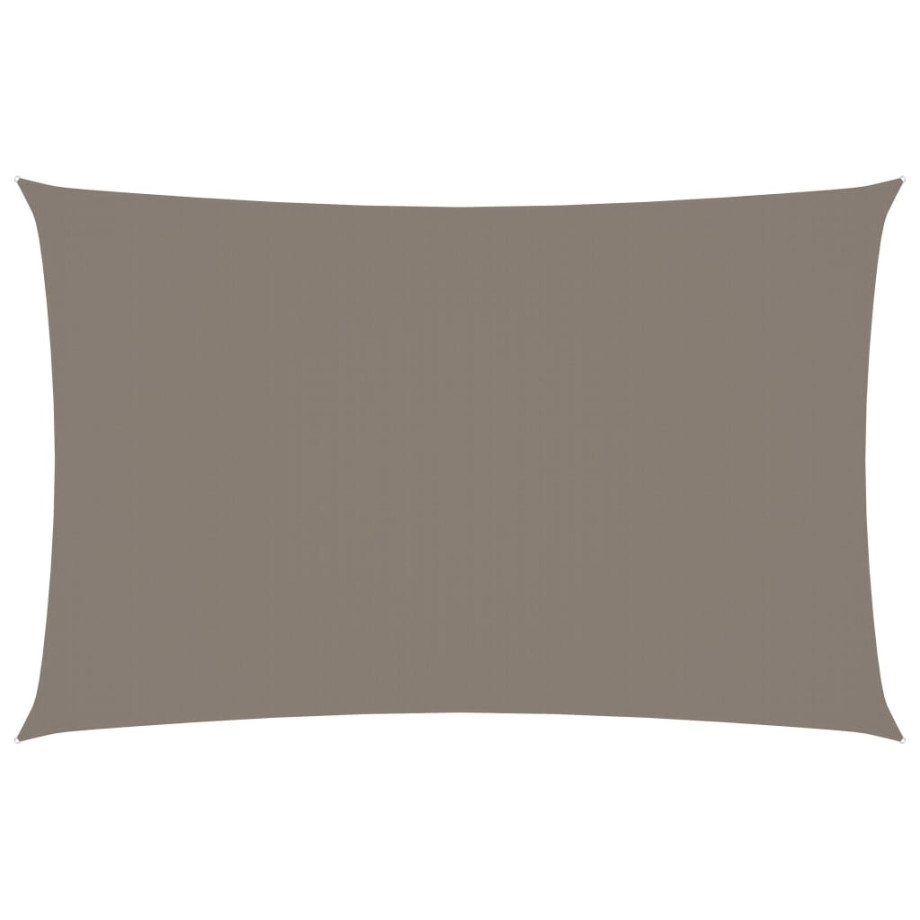 vidaXL Zonnescherm rechthoekig 2,5x5 m oxford stof taupe afbeelding 1