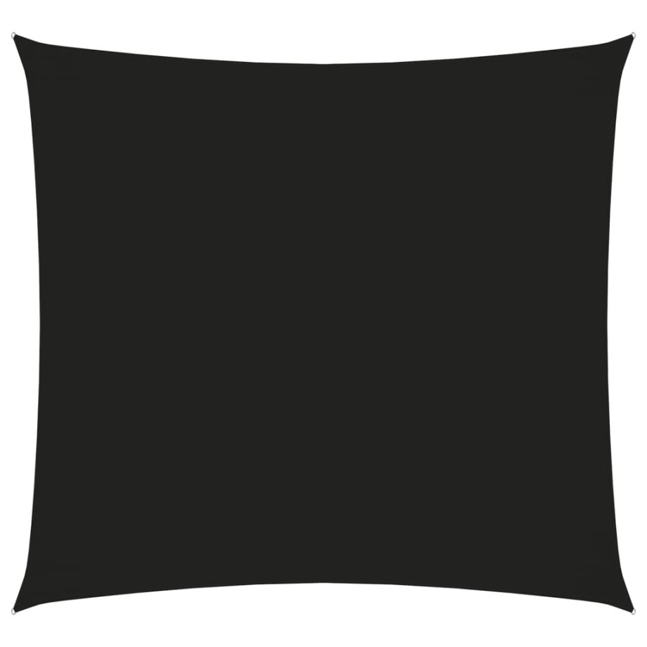 vidaXL Zonnescherm vierkant 2,5x2,5 m oxford stof zwart afbeelding 1