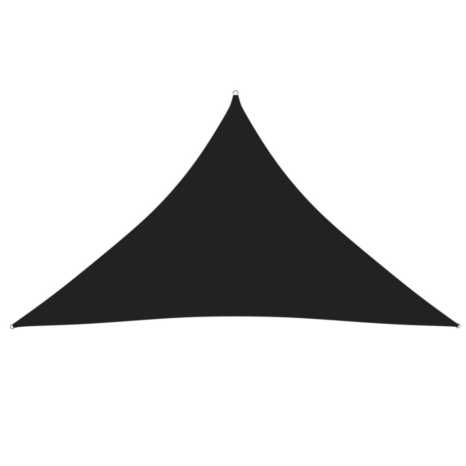 vidaXL Zonnescherm driehoekig 3x3x4,24 m oxford stof zwart afbeelding 1