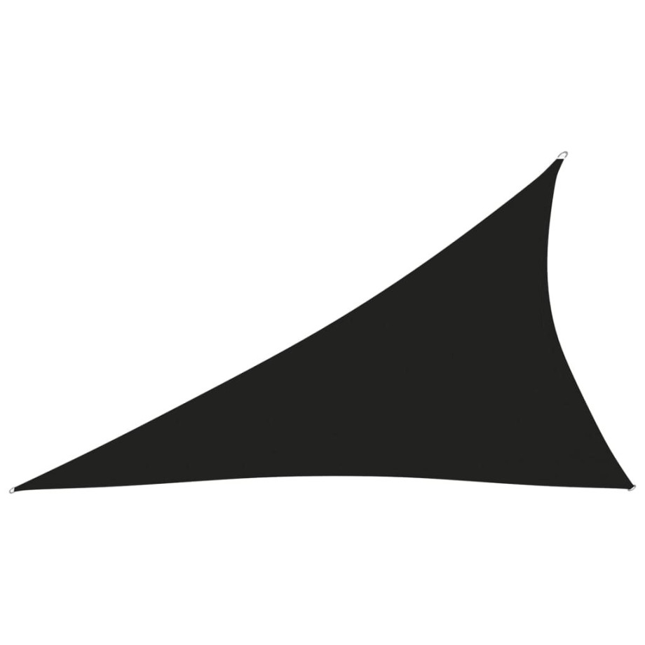 vidaXL Zonnescherm driehoekig 3x4x5 m oxford stof zwart afbeelding 1