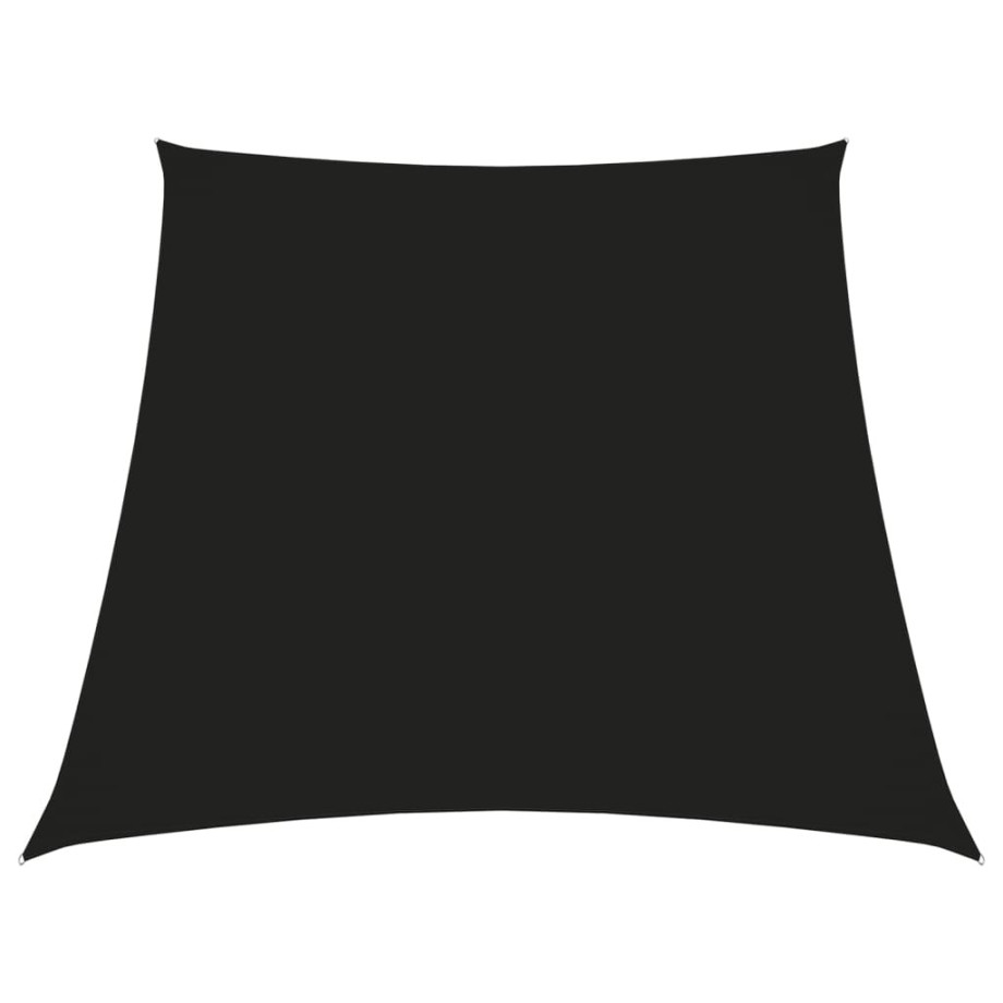 vidaXL Zonnescherm trapezium 3/4x3 m oxford stof zwart afbeelding 1