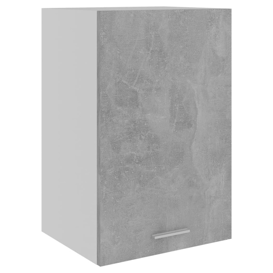 vidaXL Hangkast 39,5x31x60 cm bewerkt hout betongrijs afbeelding 1