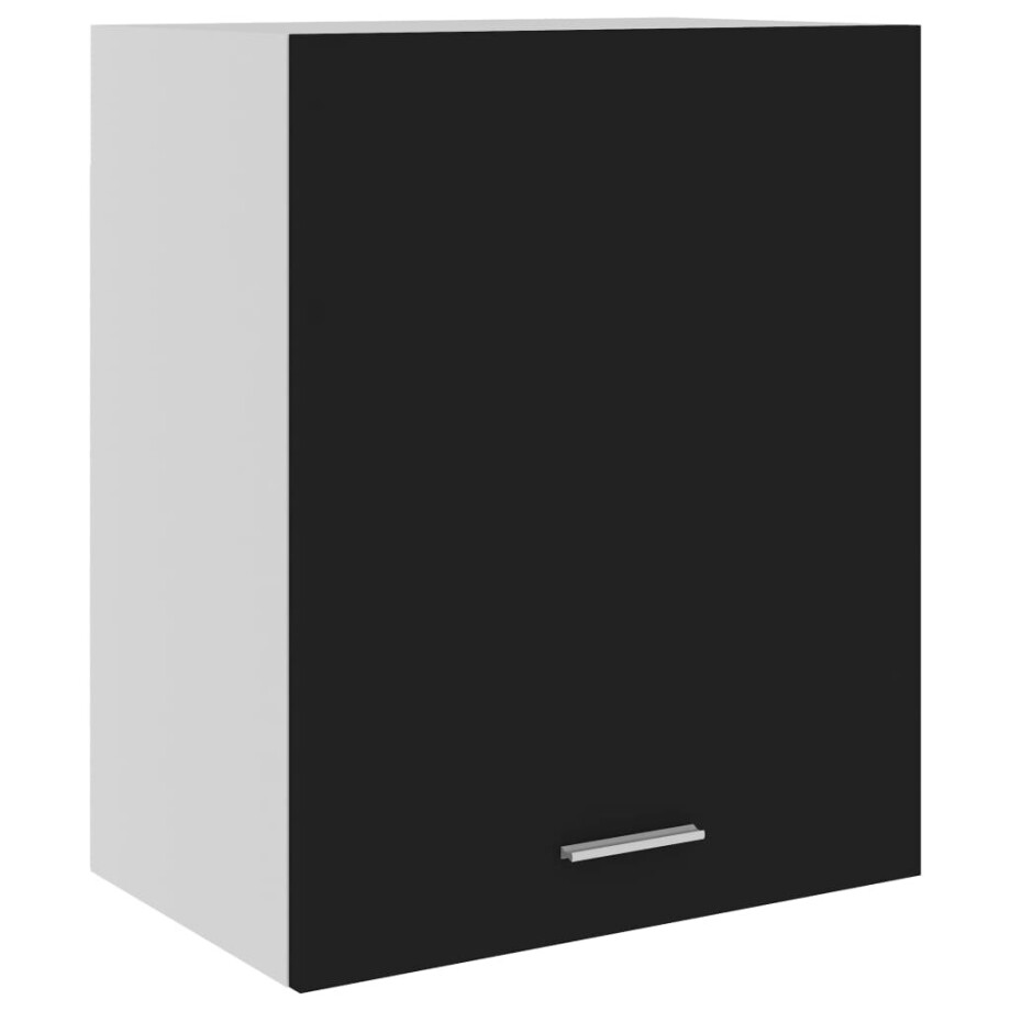 vidaXL Hangkast Lyon 50x31x60 cm bewerkt hout zwart afbeelding 1