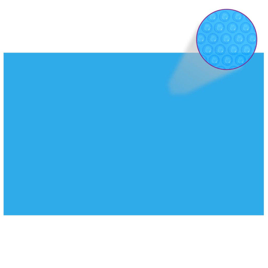 vidaXL Zwembadhoes rechthoekig 800x500 cm PE blauw afbeelding 1