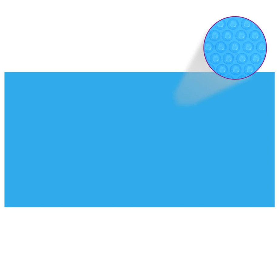 vidaXL Zwembadhoes rechthoekig 1200x600 cm PE blauw afbeelding 1