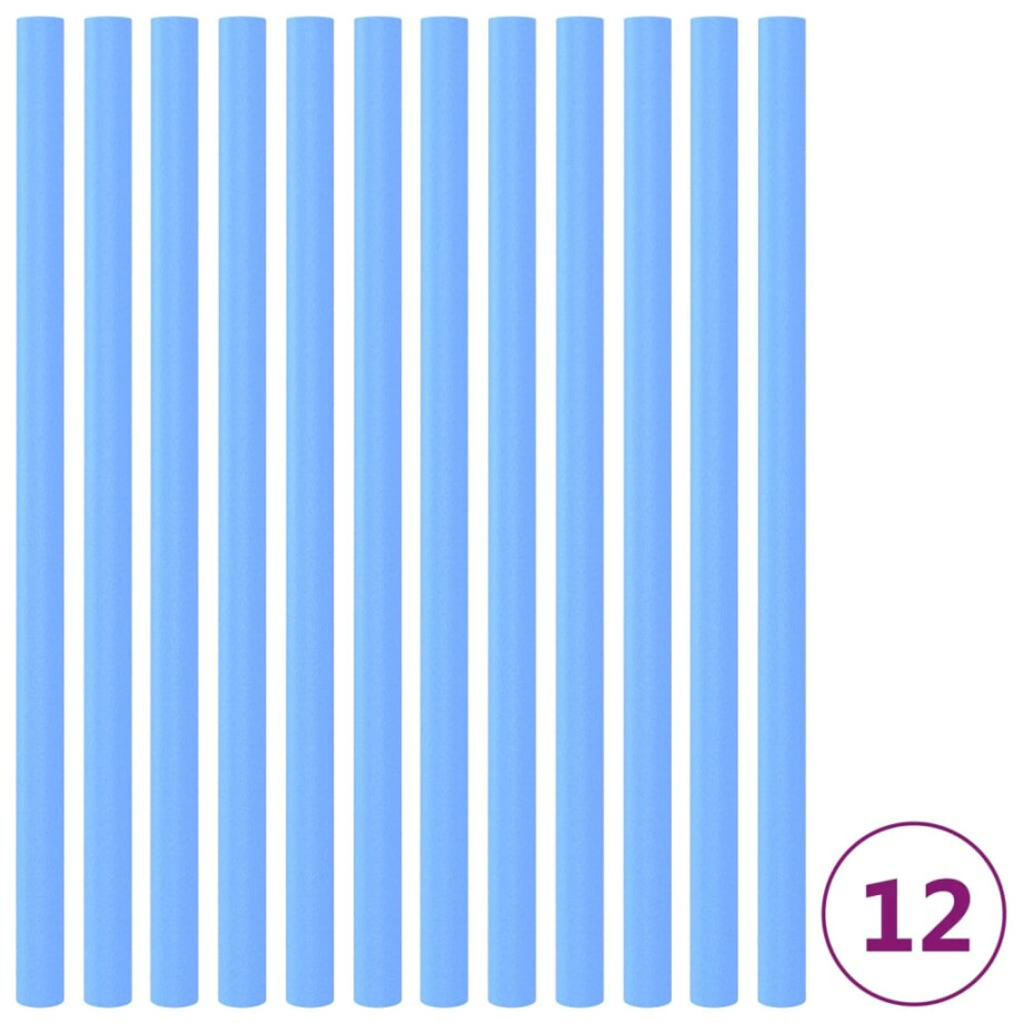 vidaXL Trampolinepaalhoezen 12 st 92,5 cm schuim blauw afbeelding 1