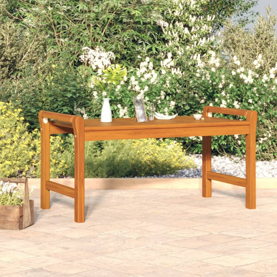 vidaXL Salontafel 100x50x50 cm massief acaciahout afbeelding 1