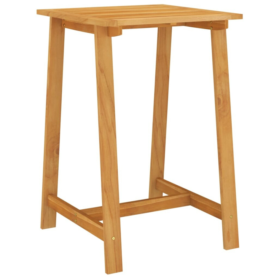 vidaXL Tuinbartafel 70x70x104 cm massief acaciahout vidaXL Tuinbartafel 70x70x104 cm massief acaciahout afbeelding 1