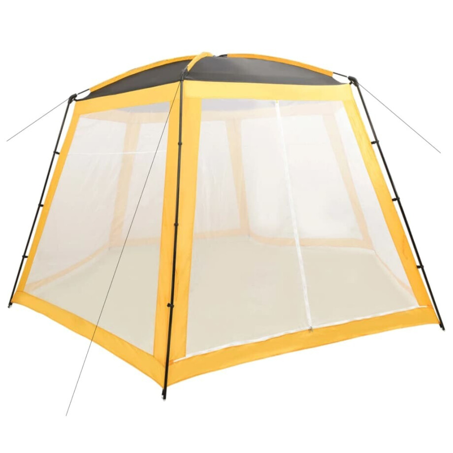 vidaXL Zwembadtent 500x433x250 cm stof geel vidaXL Zwembadtent 500x433x250 cm stof geel afbeelding 1