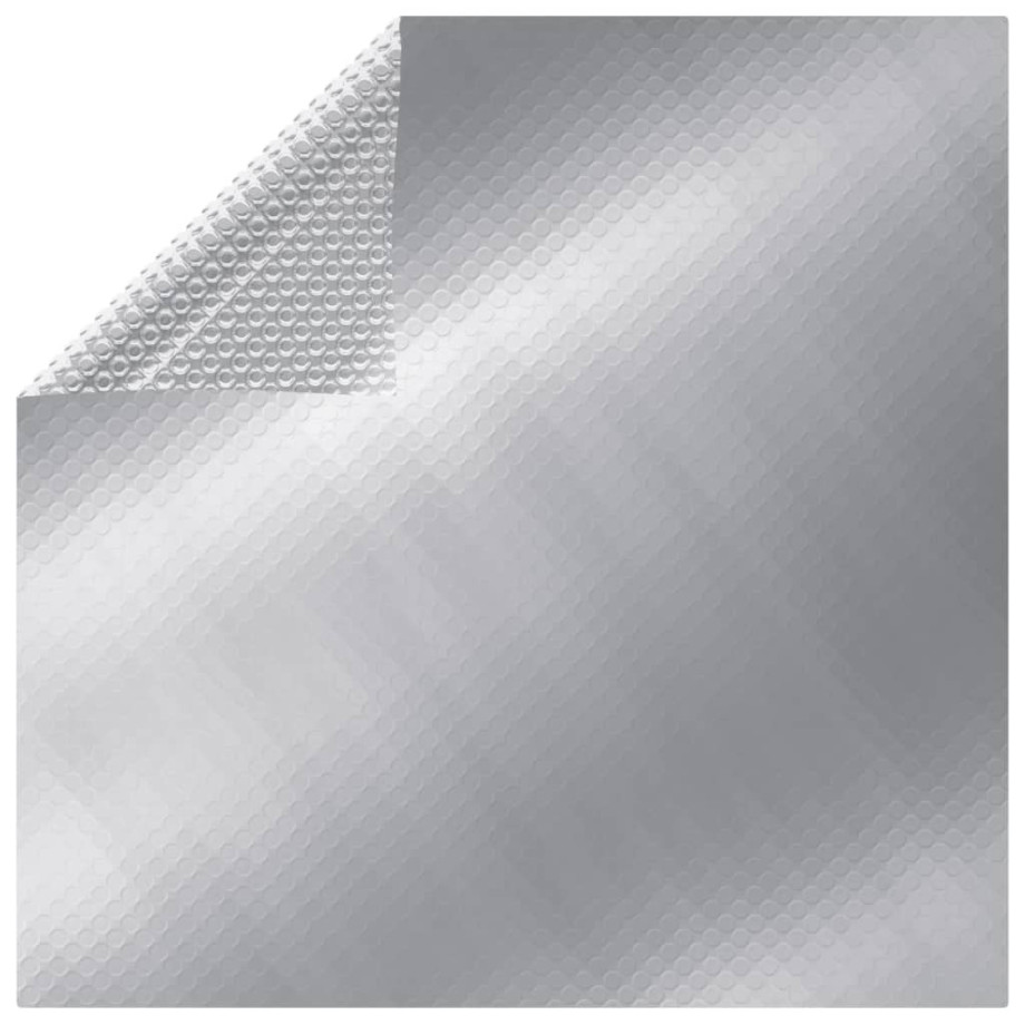 vidaXL Zwembadhoes rechthoekig 1200x600 cm PE zilverkleurig afbeelding 1