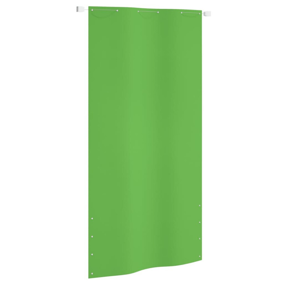 vidaXL Balkonscherm 120x240 cm oxford stof lichtgroen afbeelding 1