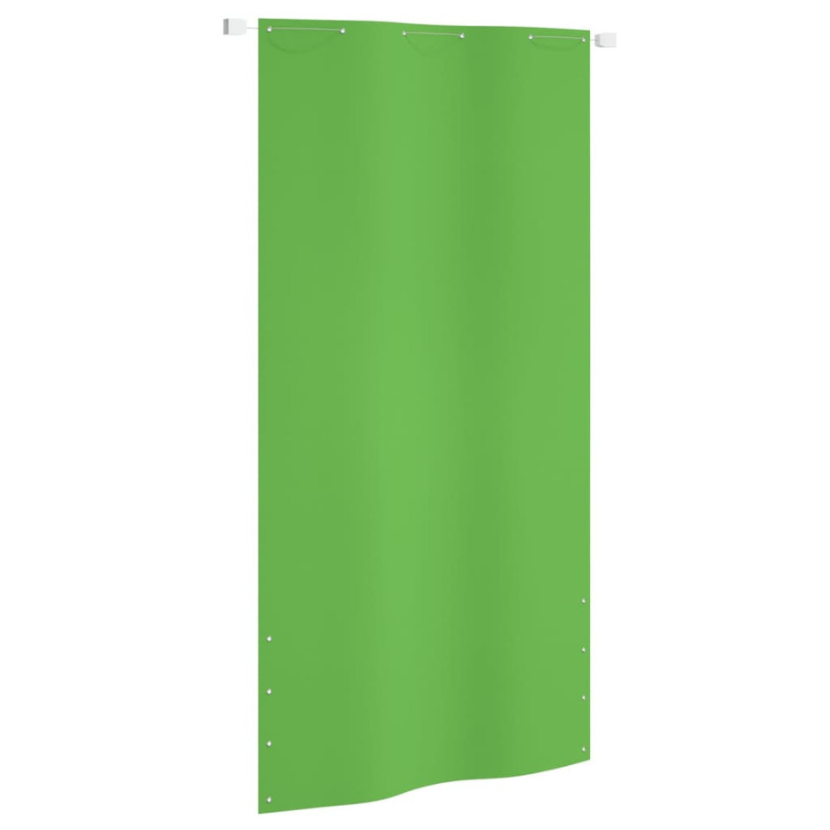 vidaXL Balkonscherm 120x240 cm oxford stof lichtgroen afbeelding 1