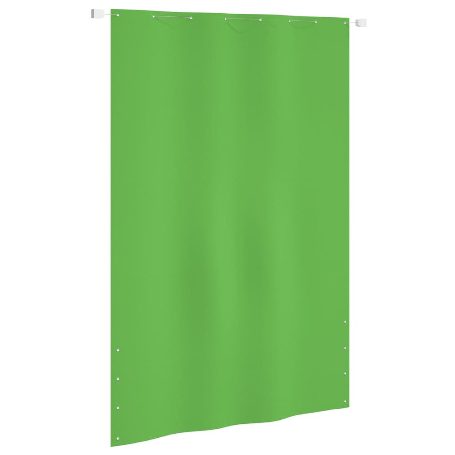 vidaXL Balkonscherm 160x240 cm oxford stof lichtgroen afbeelding 1