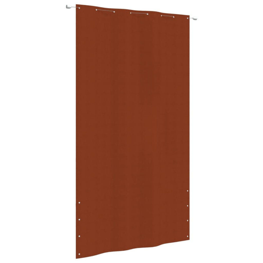 vidaXL Balkonscherm 160x240 cm oxford stof terracottakleurig afbeelding 1