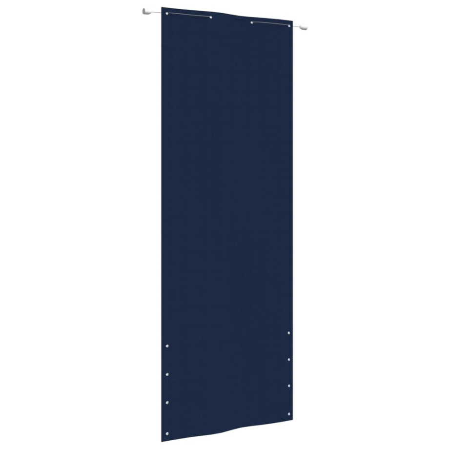 vidaXL Balkonscherm 80x240 cm oxford stof blauw afbeelding 1