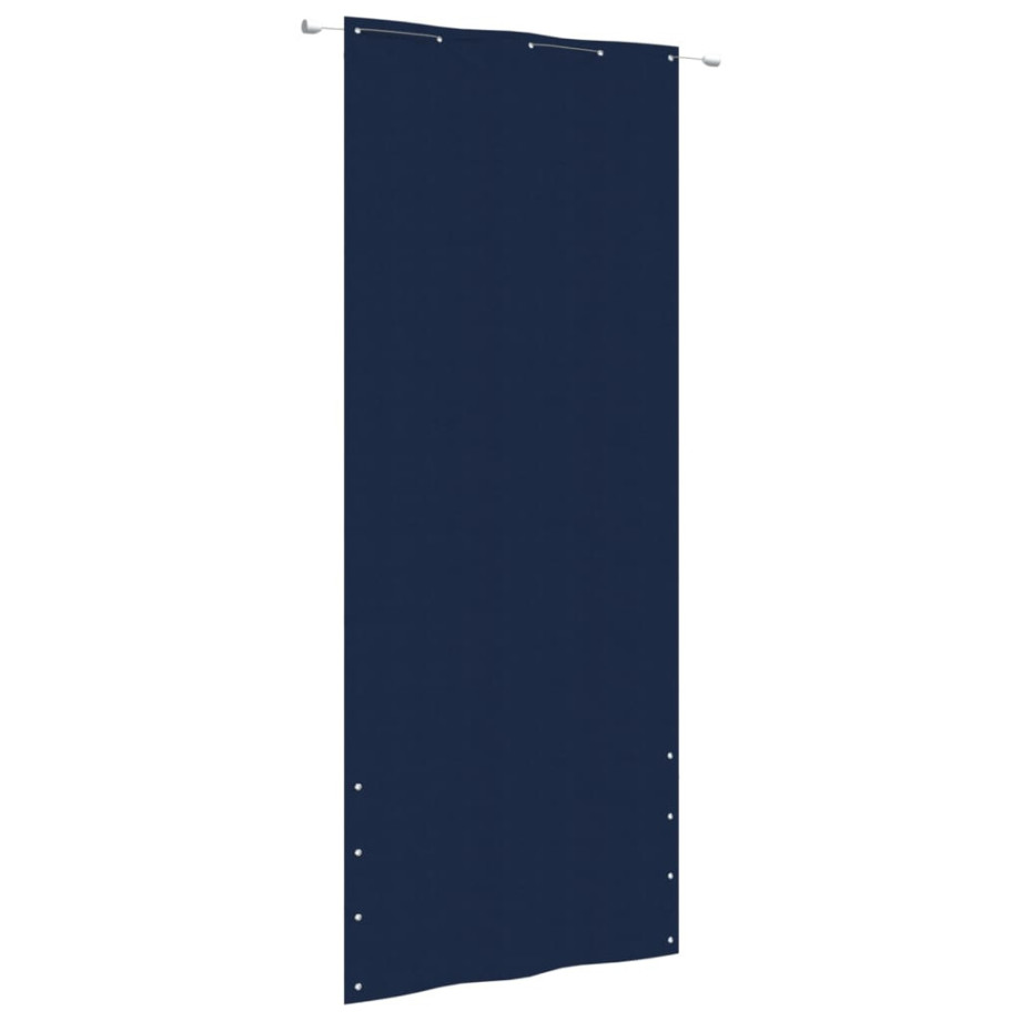 vidaXL Balkonscherm 100x240 cm oxford stof blauw afbeelding 1