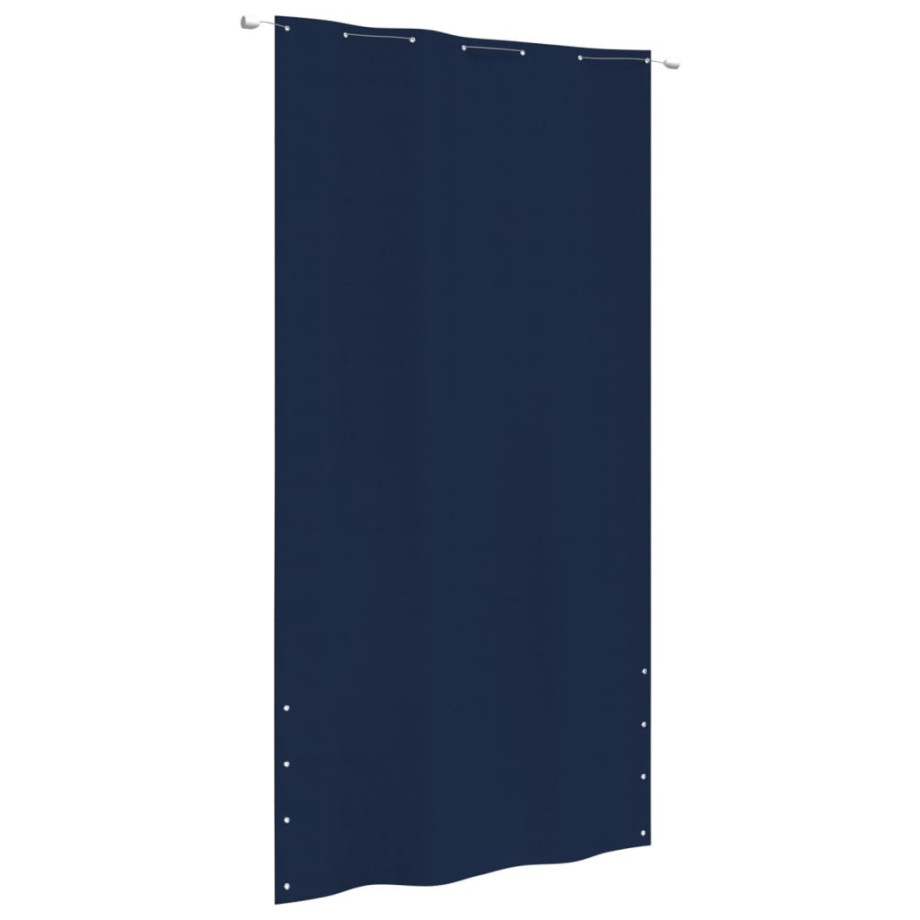 vidaXL Balkonscherm 140x240 cm oxford stof blauw afbeelding 1