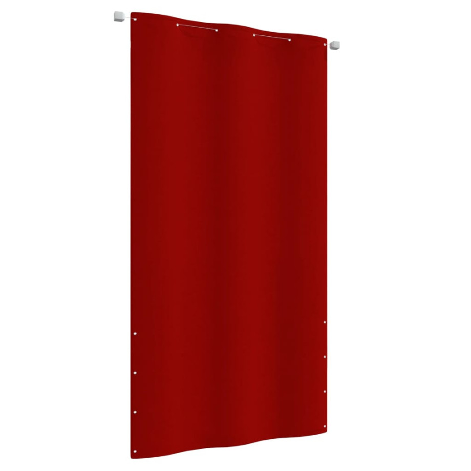 vidaXL Balkonscherm 120x240 cm oxford stof rood afbeelding 1