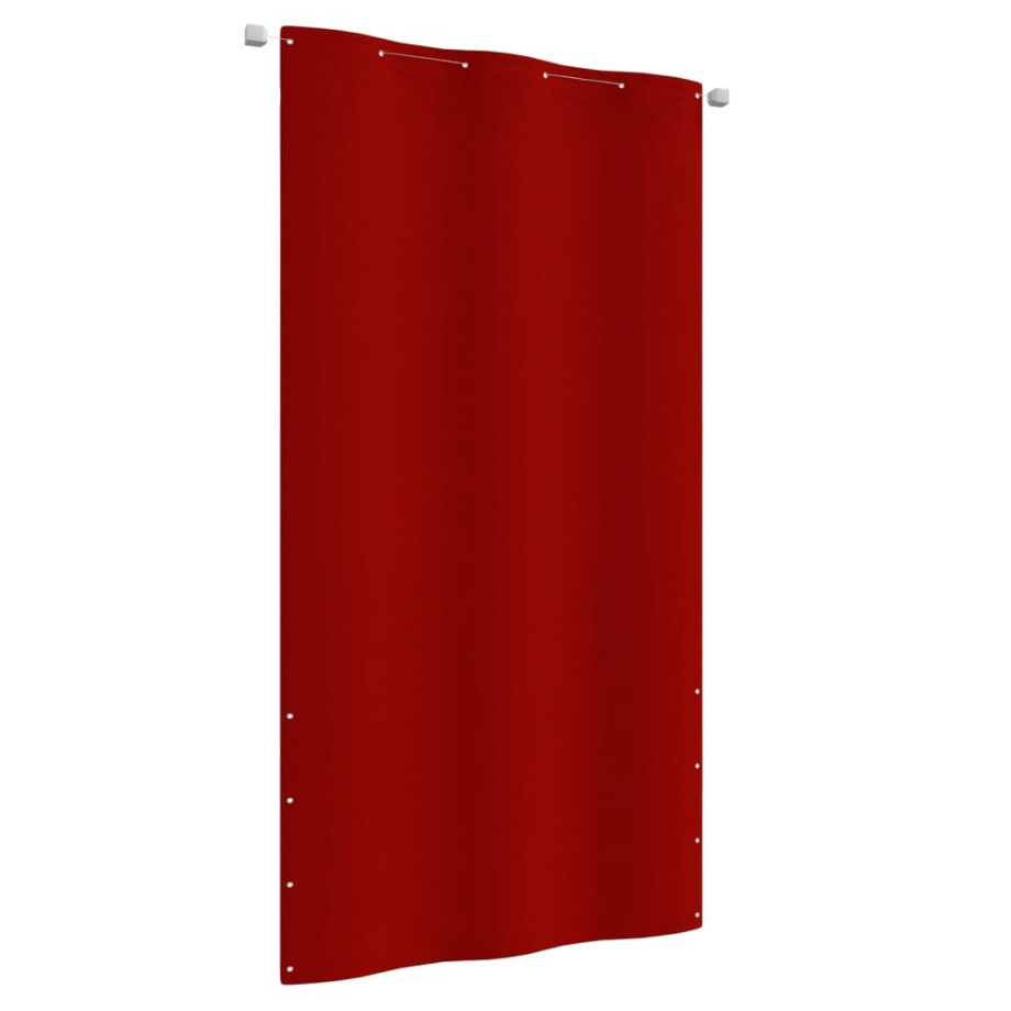 vidaXL Balkonscherm 120x240 cm oxford stof rood afbeelding 1