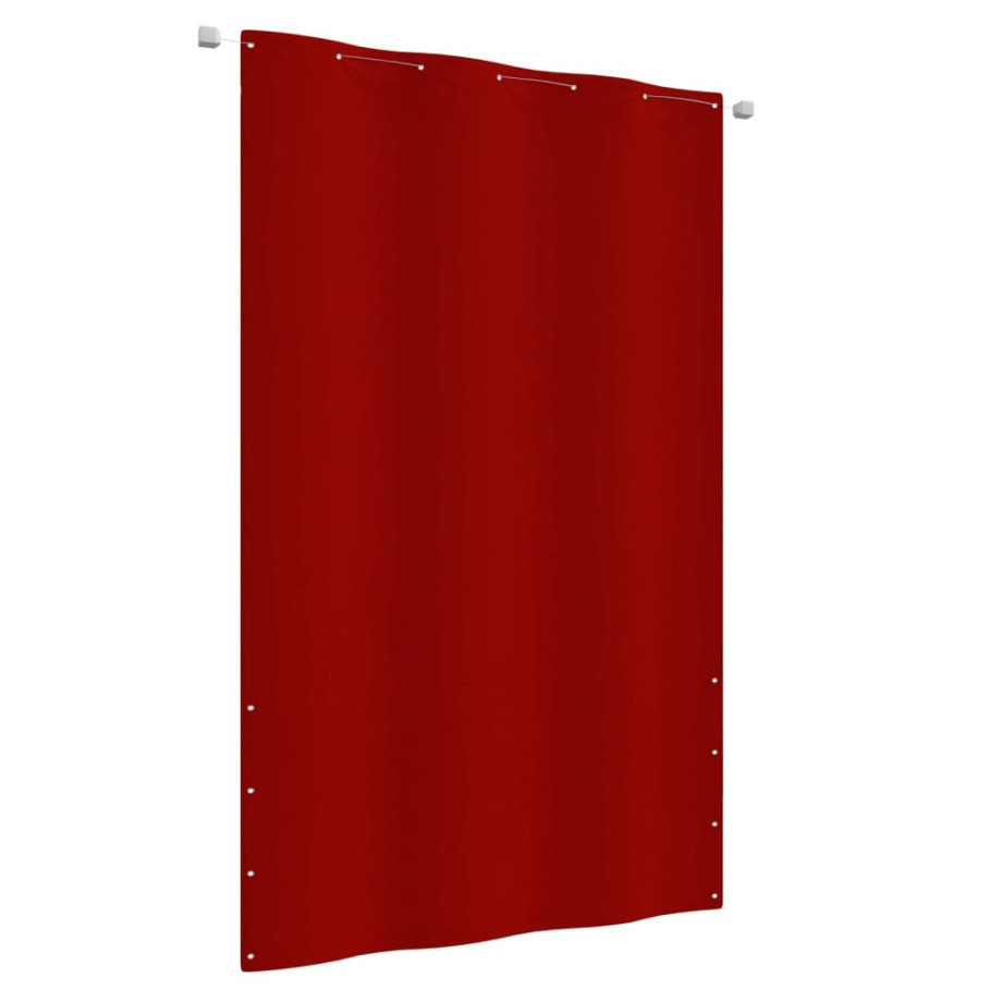 vidaXL Balkonscherm 140x240 cm oxford stof rood afbeelding 1