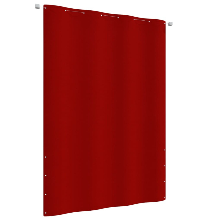 vidaXL Balkonscherm 160x240 cm oxford stof rood afbeelding 1