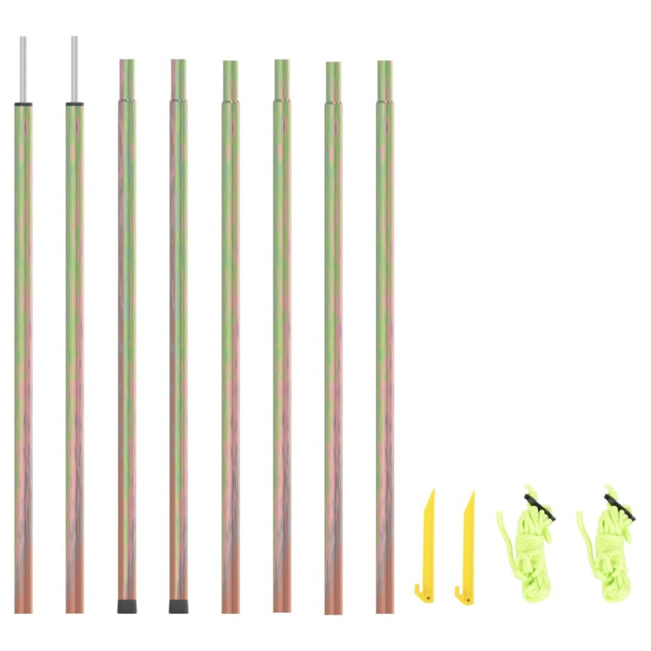 vidaXL Zonneschermpalen 2 st 250 cm gegalvaniseerd staal afbeelding 