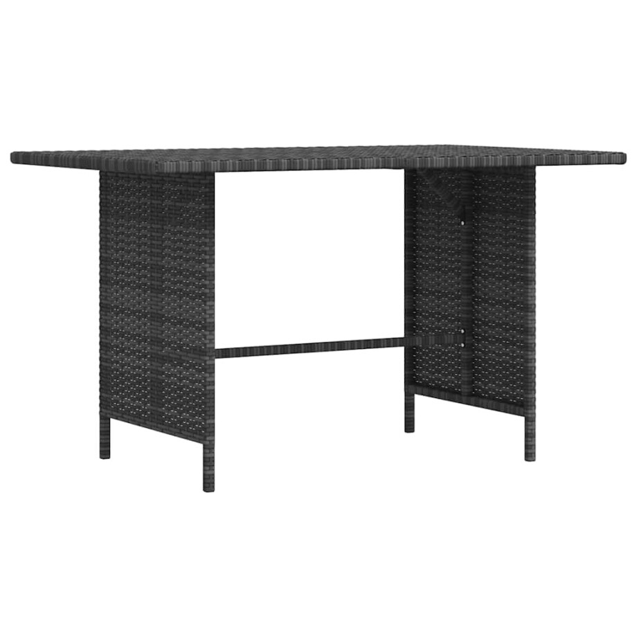 vidaXL Tuintafel 110x70x65 cm poly rattan grijs vidaXL Tuintafel 110x70x65 cm poly rattan grijs afbeelding 1