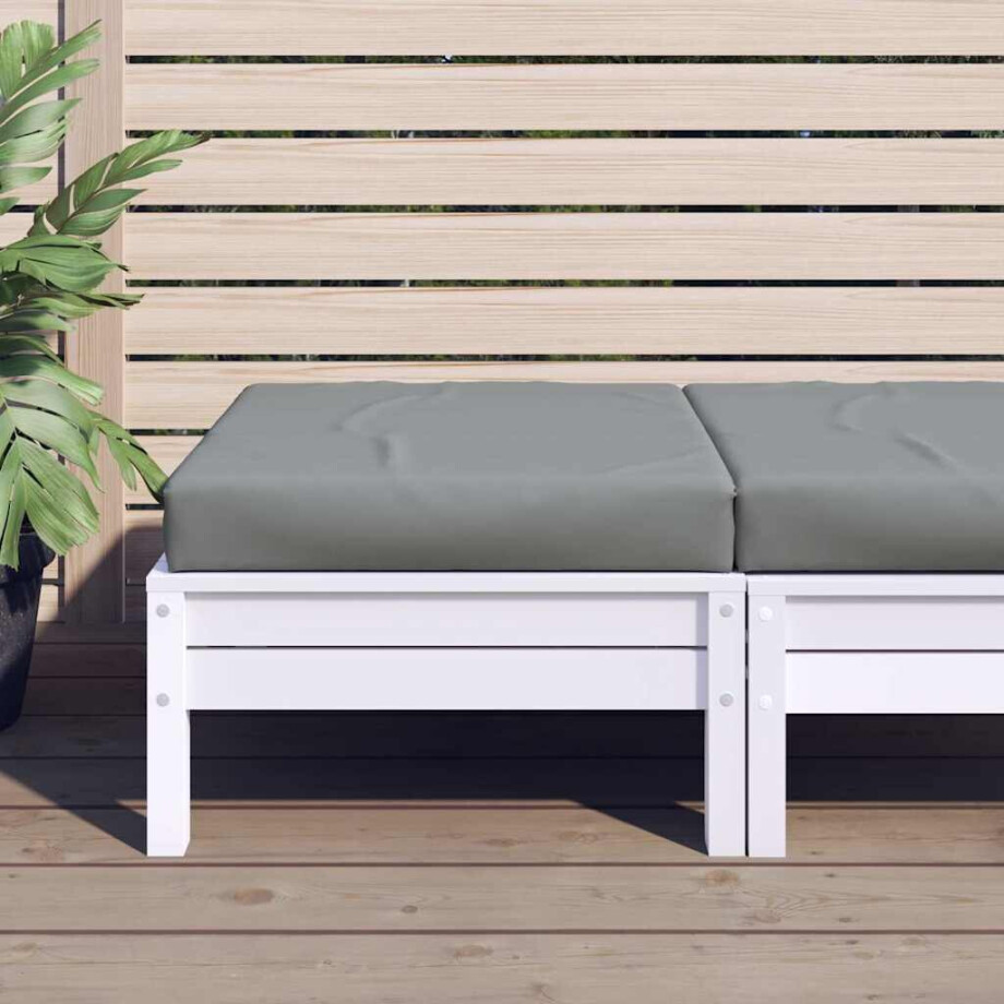vidaXL Palletkussen oxford stof grijs afbeelding 1