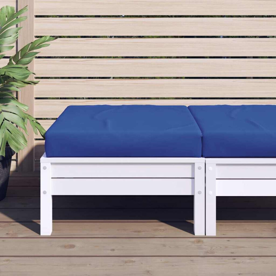 vidaXL Palletkussen oxford stof blauw afbeelding 1