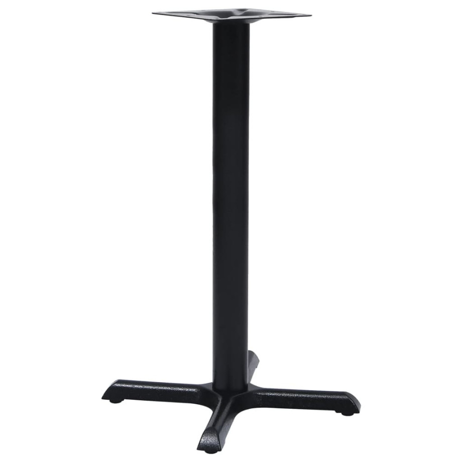 vidaXL Bistrotafelpoot 56x56x72 cm gietijzer zwart vidaXL Bistrotafelpoot 56x56x72 cm gietijzer zwart afbeelding 1