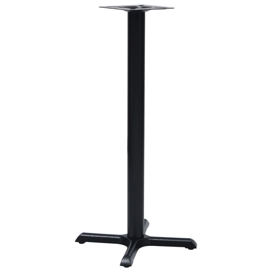 vidaXL Bistrotafelpoot 56x56x107 cm gietijzer zwart vidaXL Bistrotafelpoot 56x56x107 cm gietijzer zwart afbeelding 1