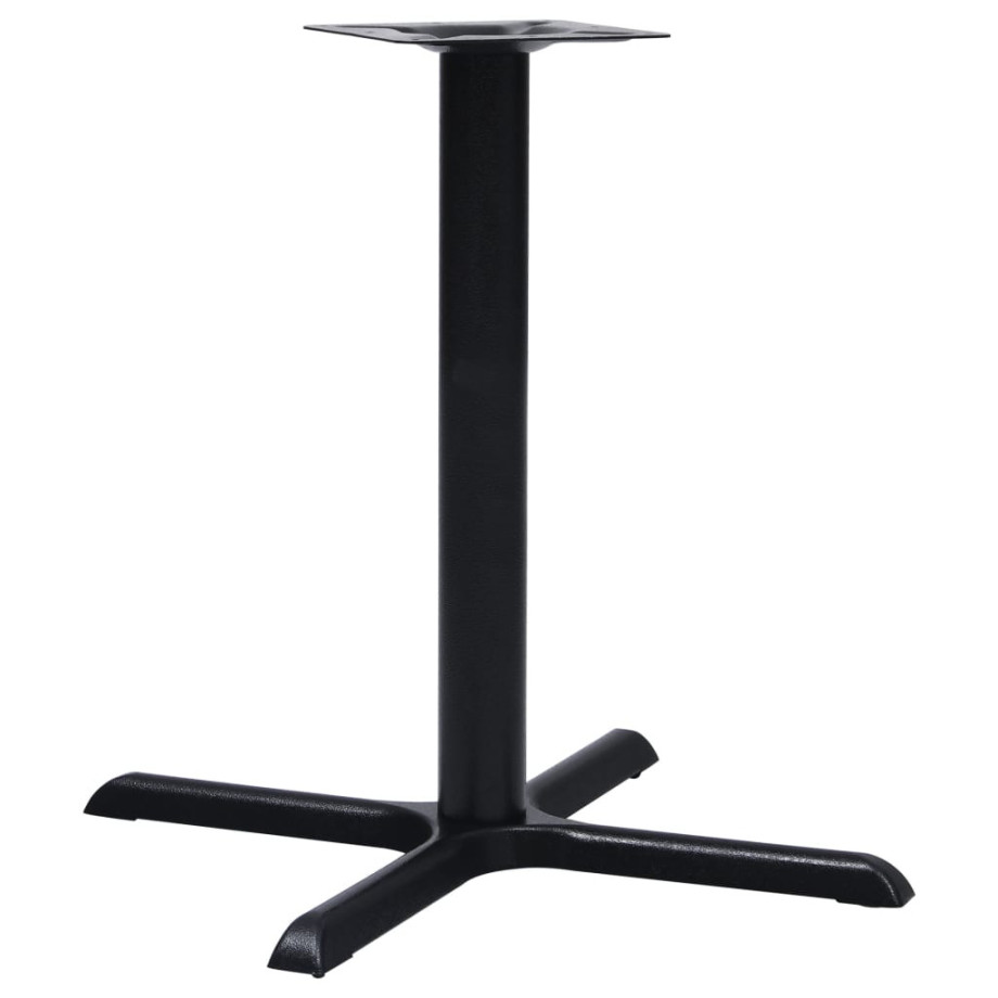vidaXL Bistrotafelpoot 76x76x72 cm gietijzer zwart afbeelding 1